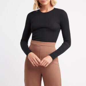 Long Sleeve Crew Neck Top Online Hot Sale