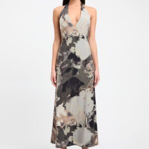 Lucia Deep Vee Dress Fashion
